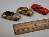 Vtg 1:87 HO Porsche 356 928 959 Ferrari GTO Car Lot Herpa Praline W.Germany