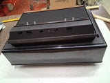 Atari 2600 Woodgrain Console Lot Storage Case 6 Controllers 25 Games Manuals