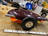50's Vintage Tether Car Streamliner Teardrop Racer 18 Racer Mccoy Franny powered