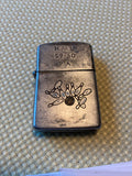 Vintage Engraved Pocket Lighter NBL Bowling Pin PA 1959-60 k&C Advertising Colle
