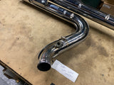 Vance Hines Shortshots Staggered Exhaust Pipes 2006 Harley Softail FXST Heritage