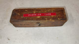 Vtg Machinist Transfer Punch Set in Wood Box Oversize Taps Label