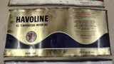 Vintage Texaco Havoline Motor Oil Tin Can Metal Flat Labels Sign Lot of 3