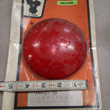 V-Twin Red Glass Spotlight Lens Harley EL Springer Knucklehead Panhead 33-2002