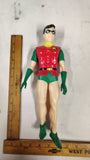 Vtg 1988 DC Comics Batman 15 Inch And Robin 12 Inch Action Figure Lot With Cape