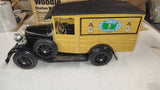 Vintage Jim Beam Black 1929 Ford Model A Woodie Decanter w/ Box Documents