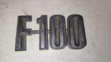 1973-1979 Ford F100 OEM Fender Emblem Badge Chrome D4TB-16702-CA Dentside