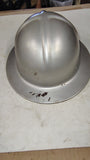 Vintage 1960s Welsh Vanguard Aluminum Full Brim Hard Hat Safety Helmet USA