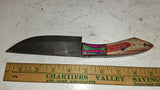 4 Pc Damascus Steel Kitchen Chef Knife Set Mosaic Pins Wood Handle Full Tang