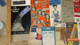 Vintage Mid Century 1950s Ephemera Lot Pamphlets Brochures Advertising MORE!