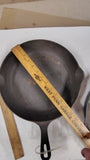 Vintage Griswold No 10 Cast Iron Skillet Large Block Logo Erie PA 716 Antique