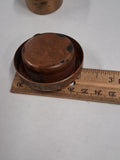 Vintage 1950s United Copper Brass Table Lighter Set Pat 2723547 Made in USA Desk