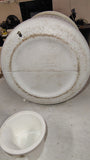 Vintage Coleman 1 Gallon Picnic Water Jug Cooler Butternut Brown White USA