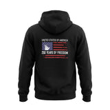 250 Years of Freedom Men's Pullover Hoodie LARGE