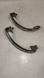 VTG 1930's Art Deco Streamline Chrome Drawer Pulls 6.5” Cabinet Handles Set of 2