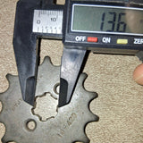 Vintage OEM Front Countershaft Drive Sprocket (14T / 420 Pitch) 6 Spline 25mm