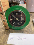 Vintage US Gauge Co NY 30" Vacuum Pressure Gauge Green Metal Base Steampunk