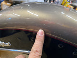 OEM Front Fender Harley Heritage Softail Smokey Gold Black W trim Emblems Light