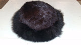 Vintage Mink Fox Fur Cossack Bucket Hat Joseph Horne Co Department Store Box