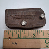 Vintage Chevrolet Schade Brothers Irwin PA Leather Key Case Wallet 1950s Fob