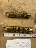 Solid Brass Custom Footpegs Harley Sportster Dyna Softail Chopper Motorcycle Dri