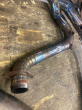 Custom 2-Into-1 Titanium Exhaust Pipe Harley touring Glide FLH Sp concepts?