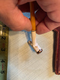 1890's Vintage Meerschaum Bone Cigar Pipe Case Mini Victorian Cheroot Antique Co