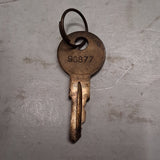 Vintage British Chrome Locking Gas Cap Key Made in England MG Triumph BSA Jaguar