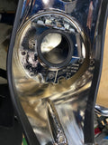 08^ OEM Harley Chrome Road Glide Gas Tank Dash Console Cover FLTR Push button as