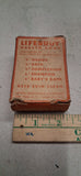 Vtg Unopened Lifebuoy Health Soap Bar Original Outer Box Lever Bros 1930s-40's