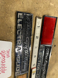 Harley OEM Saddlebag Trim 1200cc Electra-Glide 1977 FLH Badge emblems Shovelhead