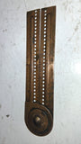 Vintage 1928 Keystone Solid Copper Adjustable Parallel Rule Bevel Protractor