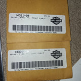 OS Harley-Davidson F Tank Decal Set Left Right 14320-90 14321-90 1990 FXR FXRT