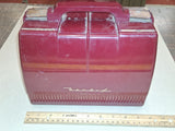 Vtg Bendix Radio Model 55X4 Maroon Catalin Bakelite Portable Tube Radio 1940
