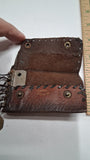 Vintage Steerhide Leather Key Case w Yale Chicago ILCO Briggs Stratton Keys