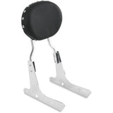Wide Oval Backrest Pad Studs Sissybar Harley Sportster Softail Dyna FXR Supergli