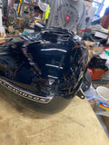 Harley OEM Road Street Glide Special Fuel Gas Tank Vivid Black Emblems 08^ Nice!