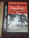 Vtg Advertisement 1940s-1950s Catalog Ephemera Lot Woolrich Johns Manville Farm