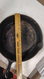 Vintage Griswold No 11 Cast Iron Skillet Large Block Logo 12.5" 717 Heat Ring