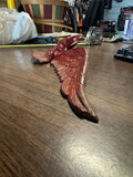 vintage style cast iron American Bald Eagle plaque