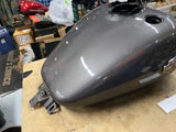 Harley Gas Fuel Tank Gauntlet Gray metallic Charcoal badges Street Road Glide