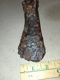 Antique Forged Iron Trade Axe Head Round Eye Biscayne Hatchet Colonial Relic