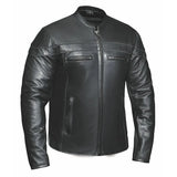Thunder Men's Ultra Leather Motorcycle Jacket 2XL