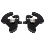 Quick Release Latch Clamp Kit Black Harley Sissybar Backrest Luggage Rack Detach
