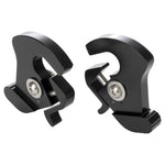 Quick Release Latch Clamp Kit Black Harley Sissybar Backrest Luggage Rack Detach