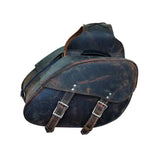 16" x 10" x 6 BROWN Leather Saddle Bag