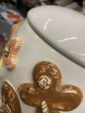 Vintage 1950s Cookies All Over Cookie Jar W Lid Napco Lassie Ceramic Japan