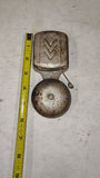 Vintage Edwards Nubel 740 Electric Doorbell Alarm Bell Exposed Gong Chevron