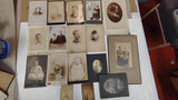 Antique Cabinet Card Photo Lot Western PA Clarion Oil City Greensburg Vintage