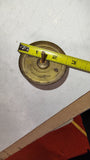 Antique Brass Greek Key Twist Doorbell Turn Handle Victorian Hardware Part
